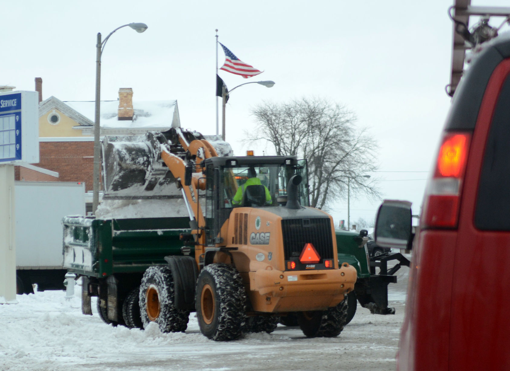 Snowstorm aftermath Dec. 30 in Baraboo, Portage